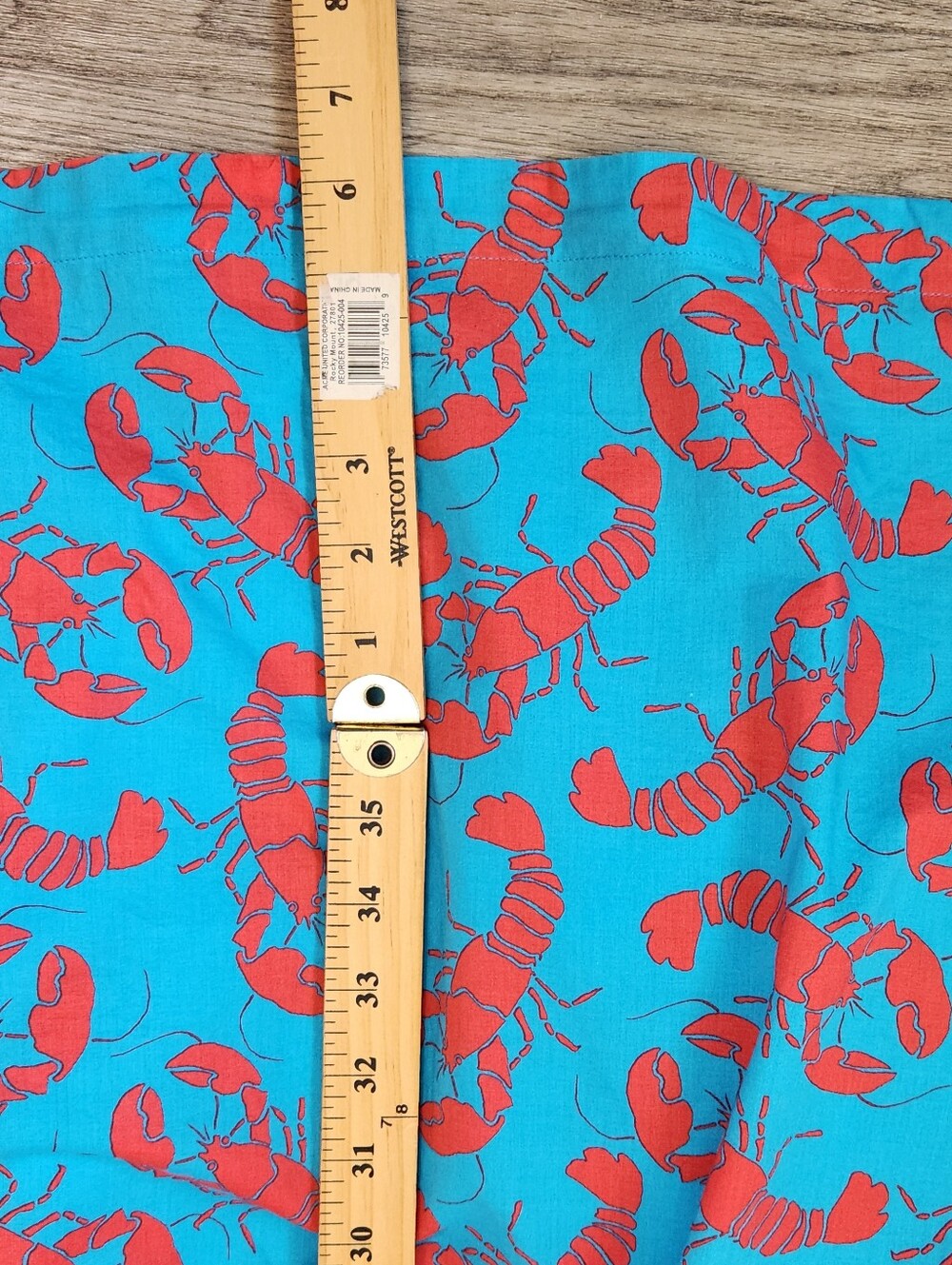 J. Crew Blue Lobster Print Tiered Cotton Maxi Dress 12 Vaca Summer Coastal - Picture 8 of 14